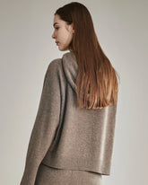 Pull à Capuche en Cachemire